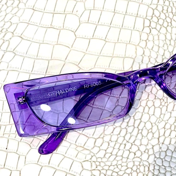 Rare New Roberi & Fraud \'Geraldine\' Sunglasses FR 8005 Purple main image 8